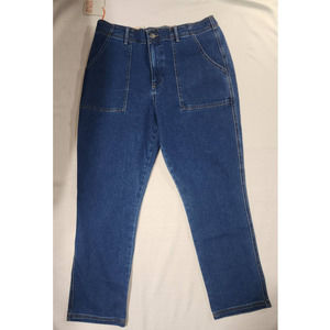 knox rose straight leg high rise jeans waist 34